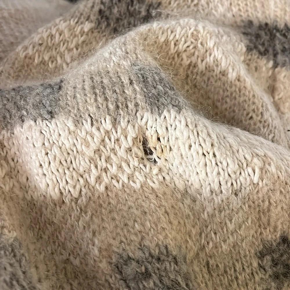 Anthropologie Far Away From Close Long Cotton/ Mohair Cardigan Sweater, S